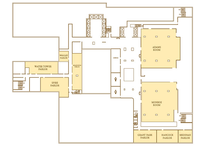 Floor Plans Capacity Charts The Palmer House Hilton